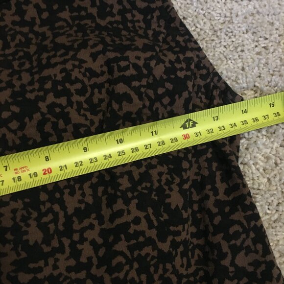 Y2K Abstract Print Sleeveless Peplum Top - Picture 12 of 15